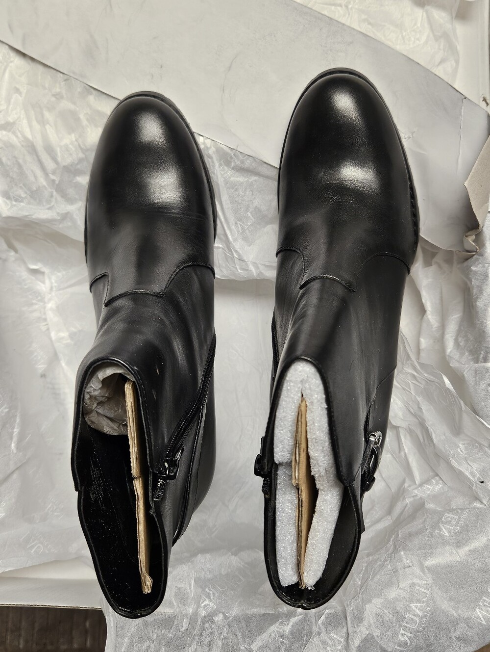 NIB Lauren Ralph Lauren "Cabrey" Ankle Booties sz8.5 - Picture 7 of 14